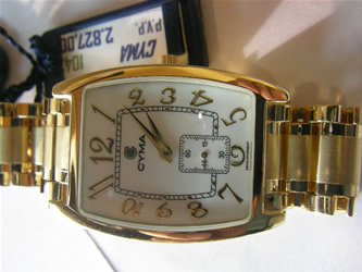 relojes personalizados de oro