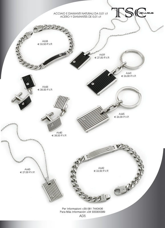 joyas personalizadas de acero