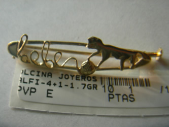 alfileres personalizados bebe