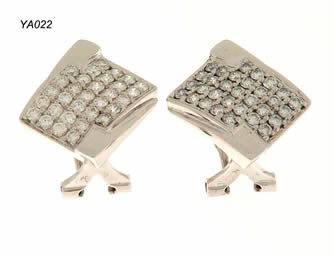 pendientes con brillantes joyas personalizadas