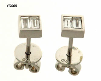 pendientes con brillantes joyas personalizadas