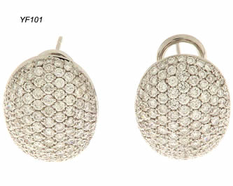 pendientes con brillantes joyas personalizadas