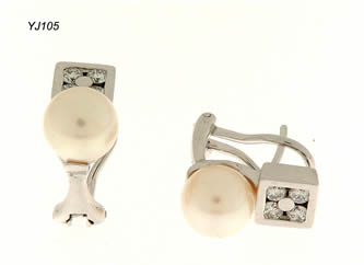 pendientes con brillantes joyas personalizadas