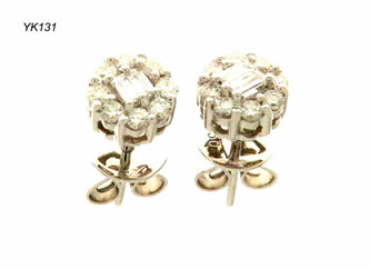pendientes con brillantes joyas personalizadas