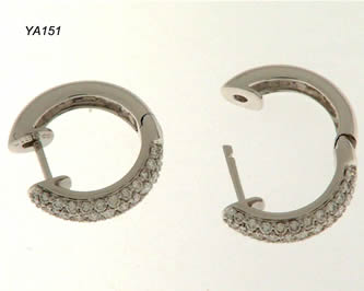 pendientes con brillantes joyas personalizadas