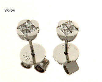 pendientes con brillantes joyas personalizadas
