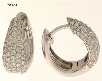 pendientes con brillantes joyas personalizadas