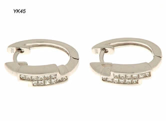 pendientes con brillantes joyas personalizadas