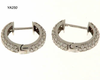pendientes con brillantes joyas personalizadas
