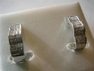 pendientes con brillantes joyas personalizadas