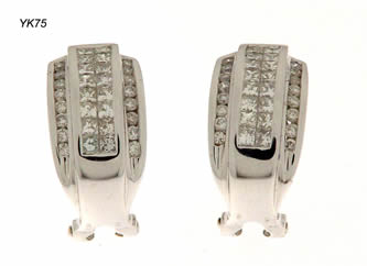 pendientes con brillantes joyas personalizadas