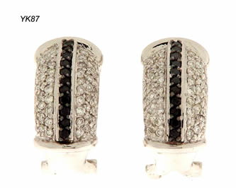 pendientes con brillantes joyas personalizadas