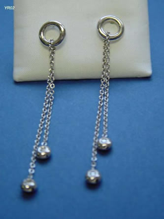 pendientes con brillantes joyas personalizadas