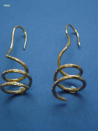 pendientes con brillantes joyas personalizadas