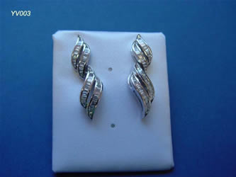 pendientes con brillantes joyas personalizadas