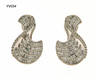 pendientes con brillantes joyas personalizadas