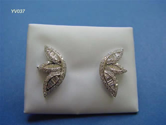 pendientes con brillantes joyas personalizadas