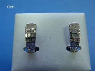 pendientes con brillantes joyas personalizadas