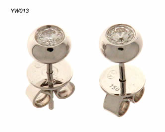 pendientes con brillantes joyas personalizadas