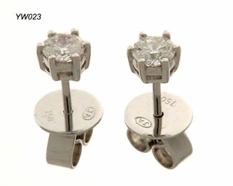 pendientes con brillantes joyas personalizadas