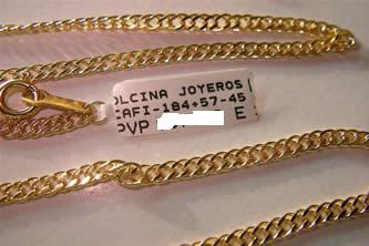 cadena oro Joyas Personalizadas