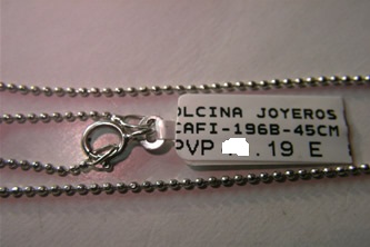 cadena oro Joyas Personalizadas