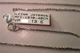 cadena oro Joyas Personalizadas