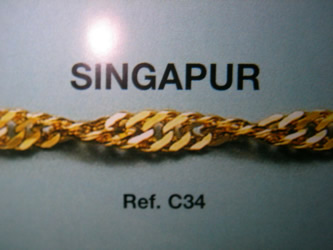 cadena oro Joyas Personalizadas