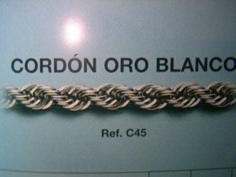 cadena oro Joyas Personalizadas