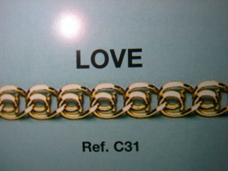 cadena oro Joyas Personalizadas