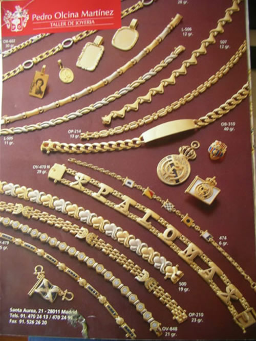 Catalogo de Joyas Personalizadas