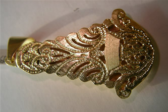 colgante virgen rocio reverso