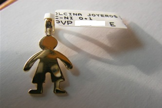 colgante niño