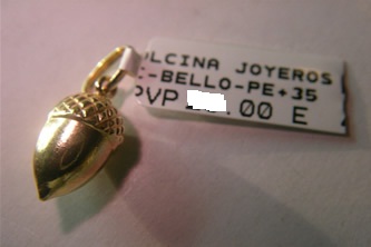 colgante bellota