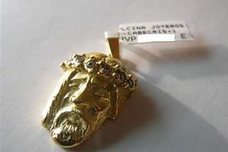 colgante cabeza cristo