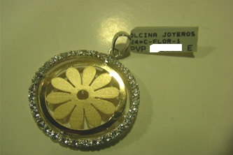 colgante flor