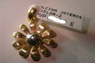 colgante flor