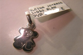 colgante oso