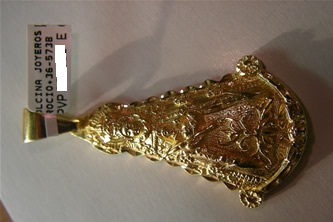 colgante virgen rocio
