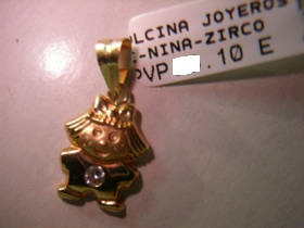 colgante niña