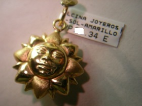 colgante sol
