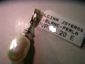 colgante perla