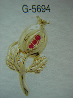 colgante flor