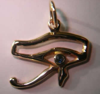 ojo de horus oro plata