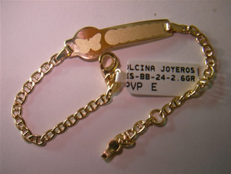 esclava bebe oro