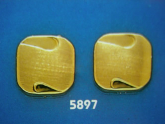 cubrebotones gemelos oro plata