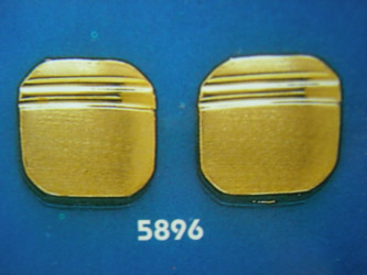 cubrebotones gemelos oro plata