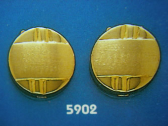 cubrebotones gemelos oro plata