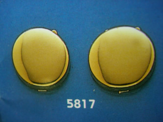 cubrebotones gemelos oro plata