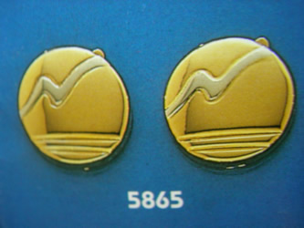 cubrebotones gemelos oro plata